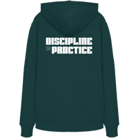 DISCPL DISCIPLINE Hoodie Glazed Green Rückansicht Backprint Bio-Baumwolle