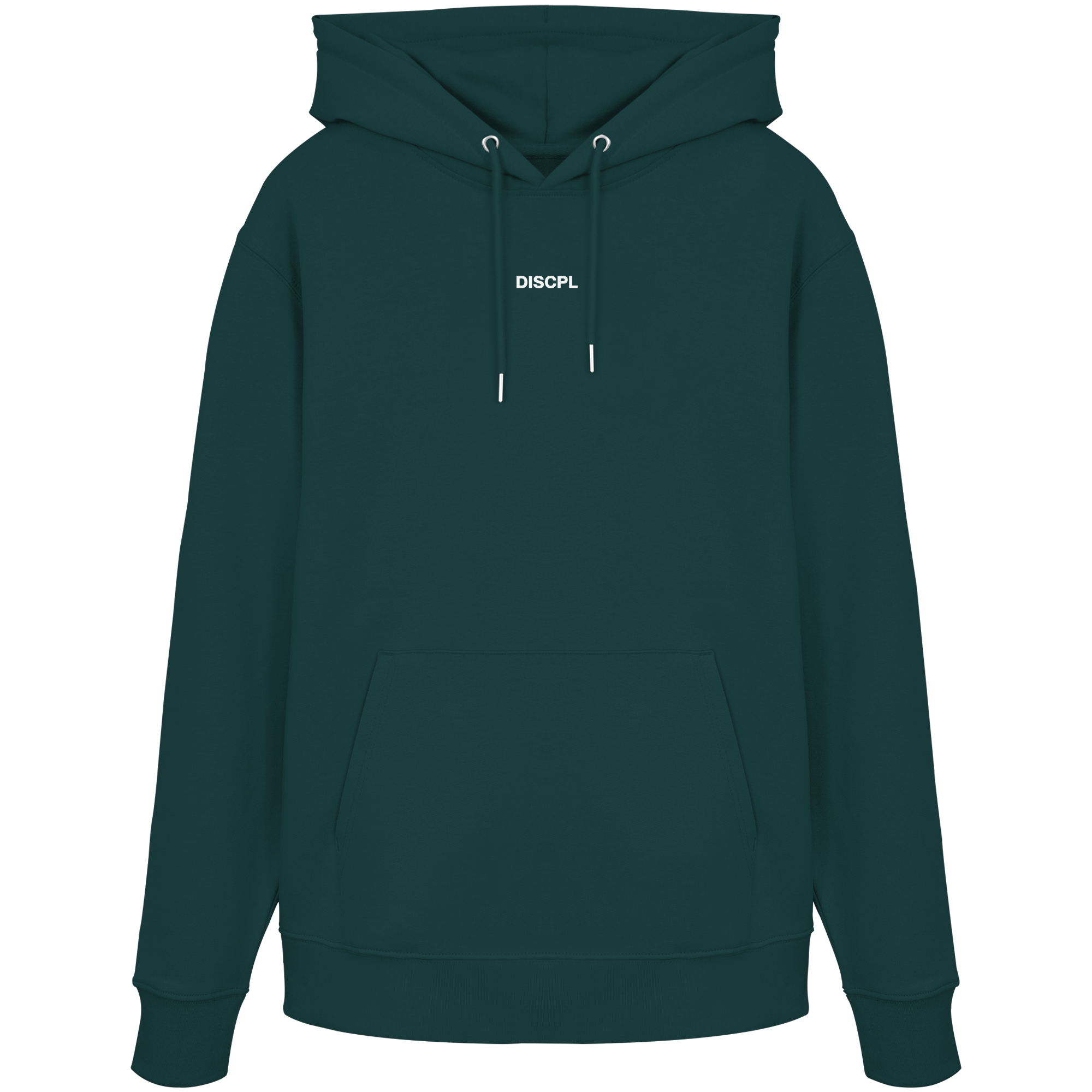 DISCPL DISCIPLINE Hoodie Glazed Green Vorderansicht Bio-Baumwolle