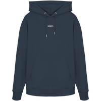 DISCPL DISCIPLINE Hoodie India Ink Grau Vorderseite Organic