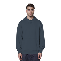 DISCIPLINE Hoodie India Ink Grau Vorderansicht Bio-Baumwolle DISCPL