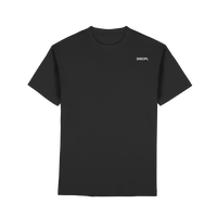 DISCPL CONSISTENCY Regular T-Shirt Schwarz Vorderansicht Bio-Baumwolle